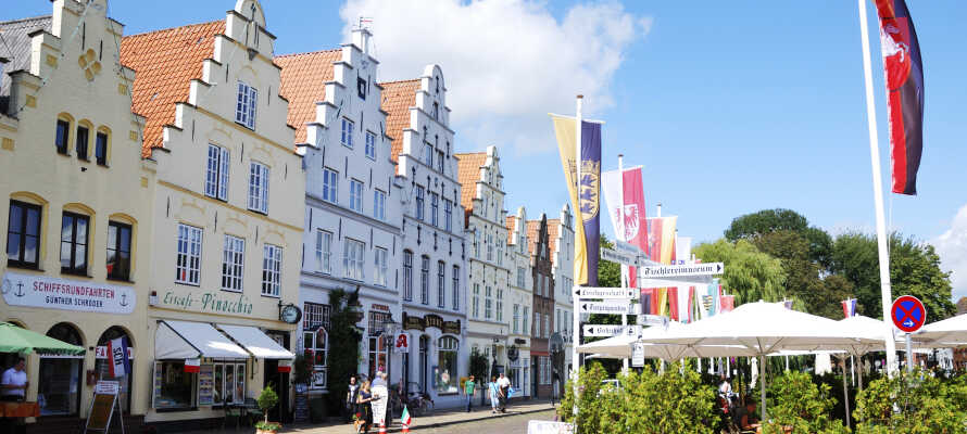 Friedrichstadt er med sine specielle huse og alle kanalerne et besøg værd.
