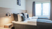 De nydelige værelser tilbyder en komfortabel base for opholdet i Odense.