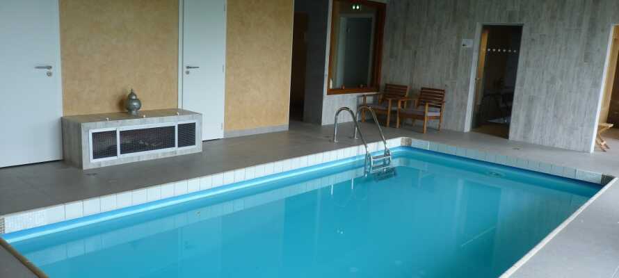 Hotellet har en relaxavdelning med en liten inomhuspool, ett turkiskt bad samt bastu som ni har fri tillgång till