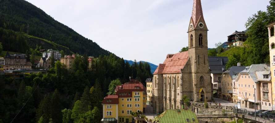 Små 40 km fra hotellet ligger den imponerende by Bad Gastein.