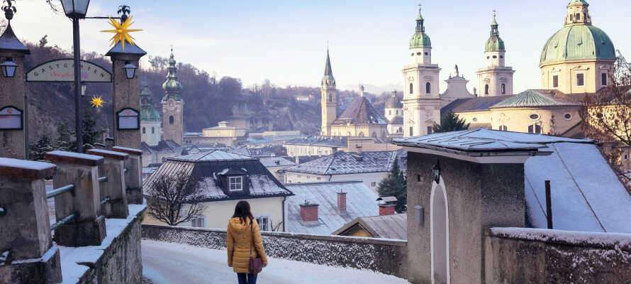 Kør en tur til den spændende storby Salzburg, som har masser af oplevelser at byde på.