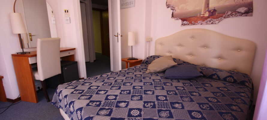 Det 4-stjernede Hotel Alemagna tilbyder komfortable værelser til par og familier.