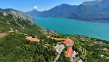 Fra Hotel Le Balze har I en betagende udsigt over Gardasøen