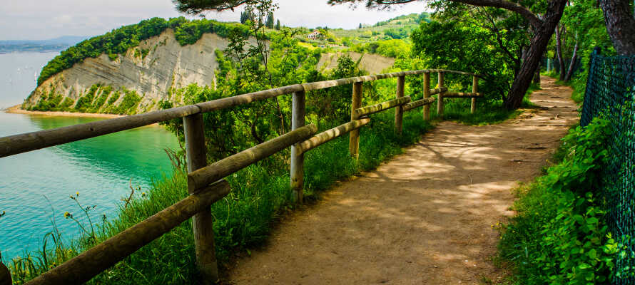 Det flotte område rundt om Portoroz er oplagt til en aktiv ferie med vandreture og smukke floder.