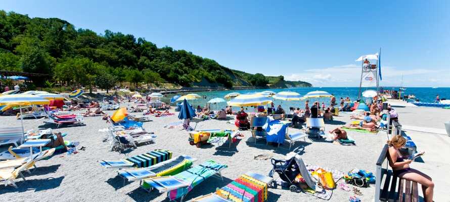 Hotellet tilbyder en ideel base for en minderig sommerferie i Slovenien ved Adriaterhavet.