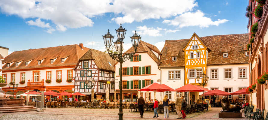 Lige rundt om hjørnet finder I Neustadts gamle bydel med den historiske markedsplads.