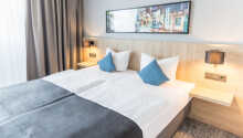 Hotellets værelser tilbyder komfortable rammer for opholdet