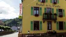 Hotel de la Poste Bonhomme ligger vackert beläget i bergskedjan Vogeserne i Alsace, 