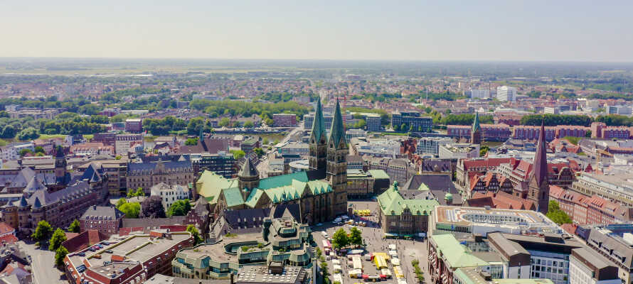 Hotelpakken inkluderer en FreeCityTicket, som giver jer gratis adgang til Bremens offentlige transport.