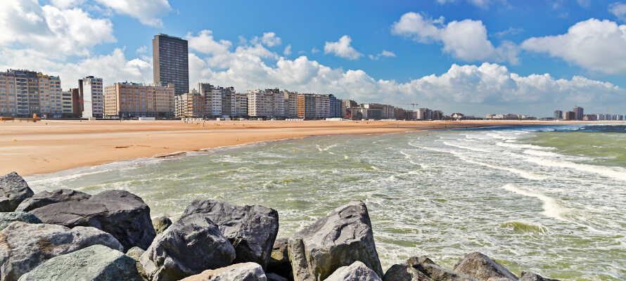 Hotel Ter Streep har en central beliggenhed i hjertet af den belgiske kystby, Oostende, bare en kort gåtur fra stranden.