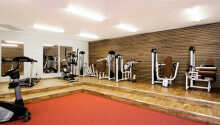 Hotellet har ett eget modernt gym med många olika träningsmaskiner