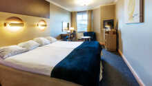 Her vil du blive tilbudt komfortabel indkvartering i et af hotellets standard dobbeltværelser.