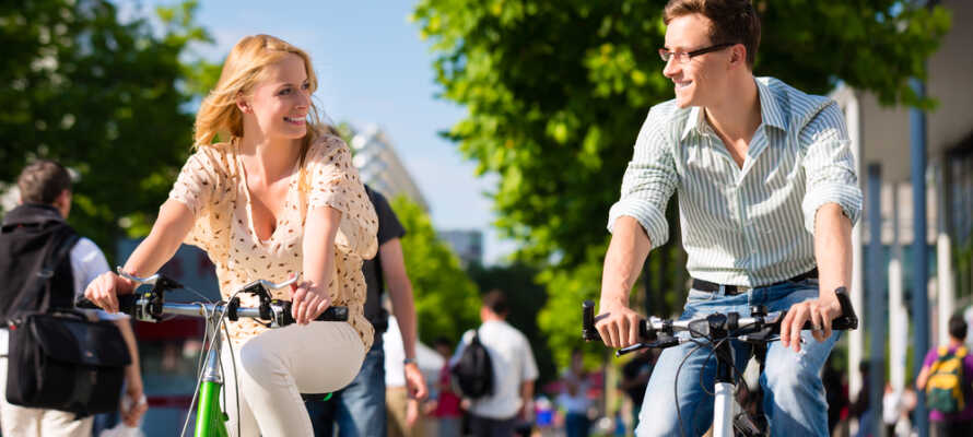 Lej en cykel og oplev Tysklands grønneste by på to hjul!