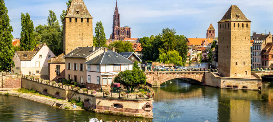 Gör en utflykt till Strasbourg där det väntar spännande sightseeing och god mat
