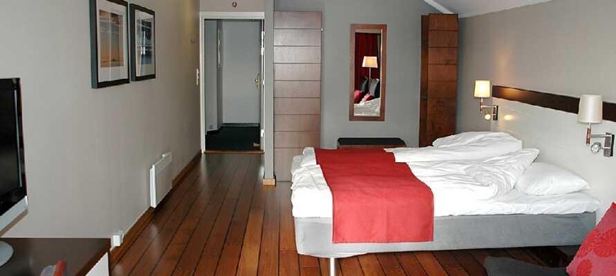 Hummeren Hotel har 30 værelser som er smagfuldt indrettet med et maritimt décor.