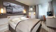De nydeligt indrettede dobbeltværelser sørger for I har en komfortabel base under opholdet i Hamburg