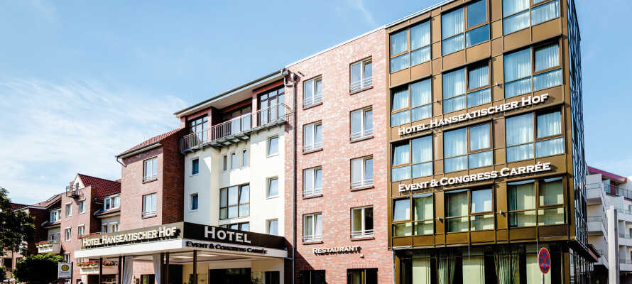 Bo på ett 4-stjärnigt hotell och njut av en bekväm bas under er semester i Lübeck.
