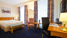 Et eksempel på et af hotellets komfortable dobbeltværelser.