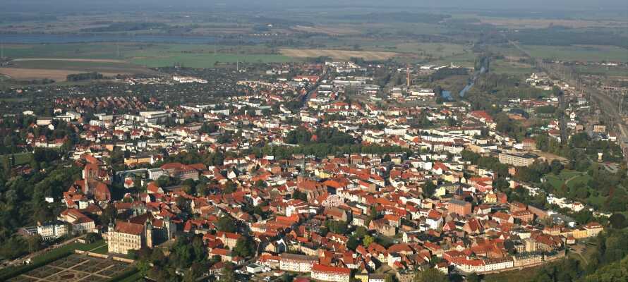 Güstrow ligger centralt i Mecklenburg-Vorpommern.