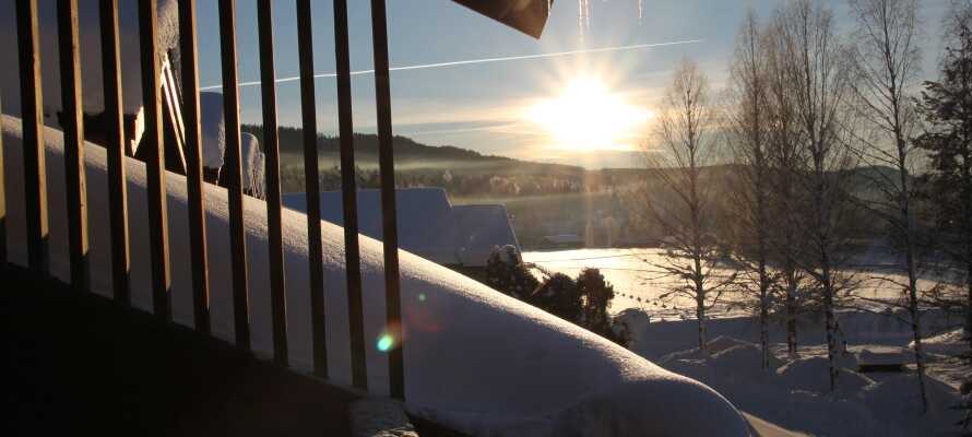 Her kan I nyde en dejlig ferie med god mad og wellness omgivet af det smukke vinterlandskab i Norge!