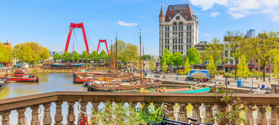 Tag på sightseeing i Rotterdam og oplev byens alsidige muligheder og seværdigheder.