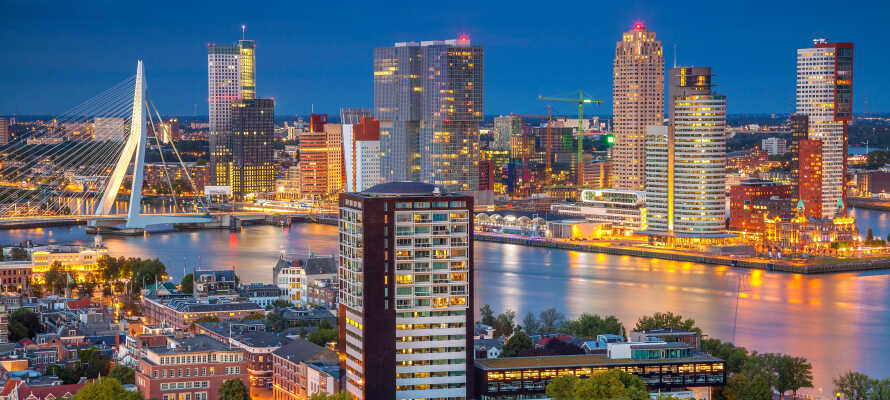 Rotterdam er én af Vesteuropas smukkeste byer, og byder på alt lige fra shopping og kultur til historie og sightseeing.