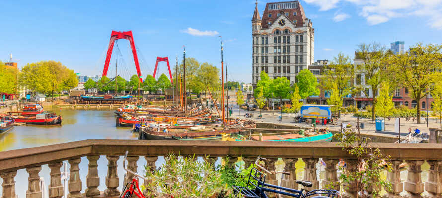 Tag på sightseeing i Rotterdam og oplev byens alsidige muligheder og seværdigheder.