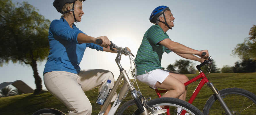 Området egner sig fortrinligt til aktiv ferie med vandre,- mountainbike- eller motorcykelture.