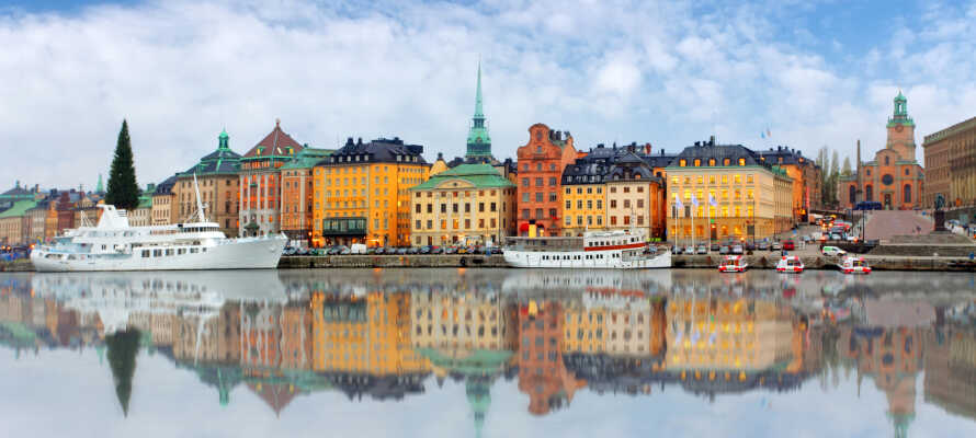Nærheden til Stockholm giver dig også mulighed for at kombinere din ferie med et besøg i hovedstaden.