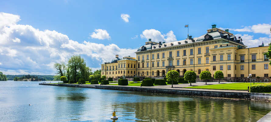 Utforska alla Stockholms spännande sevärdheter som Drottningholms slott där kungaparet bor