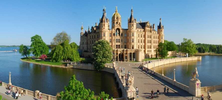 Byen Schwerin betegnes som en af egnens smukkeste byer, og er bestemt et besøg værd.