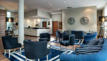 Hotellets lounge indbyder til hygge og afslapning