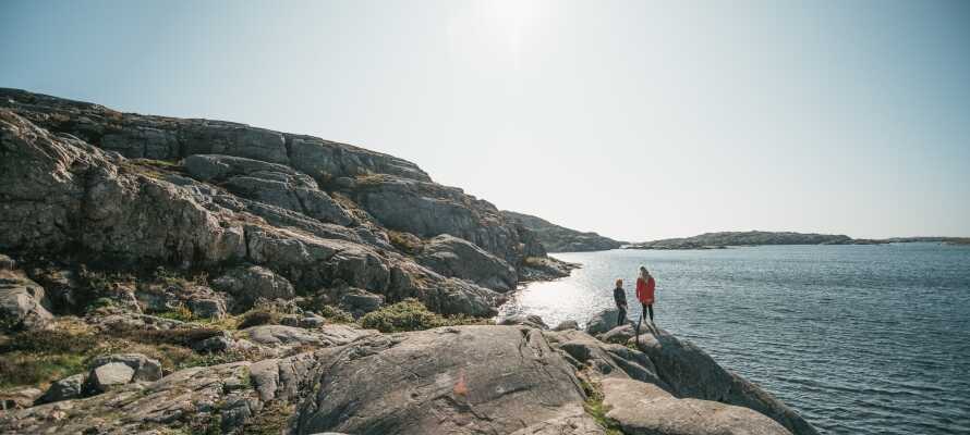 Tag på skærgårdsferie på den svenske vestkyst og bo direkte mellem klipperne med et ophold på Hav & Logi