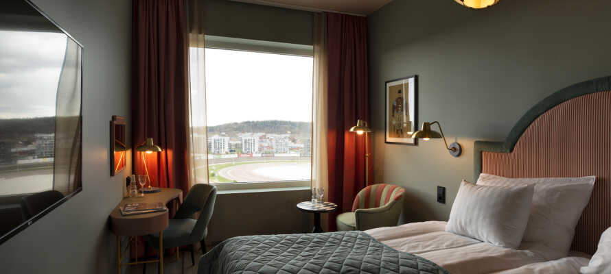 De flotte og elegante værelser tilbyder et højt komfortniveau, og har alle 49