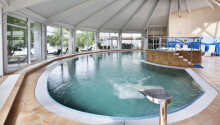 Der hoteleigene Wellnessbereich mit Pool, Sauna und Dampfbad