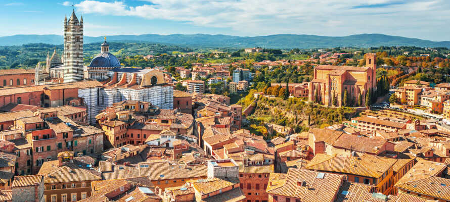 Besøg spændende byer i nærheden, såsom Montepulciano, Siena og Chianciano Terme.