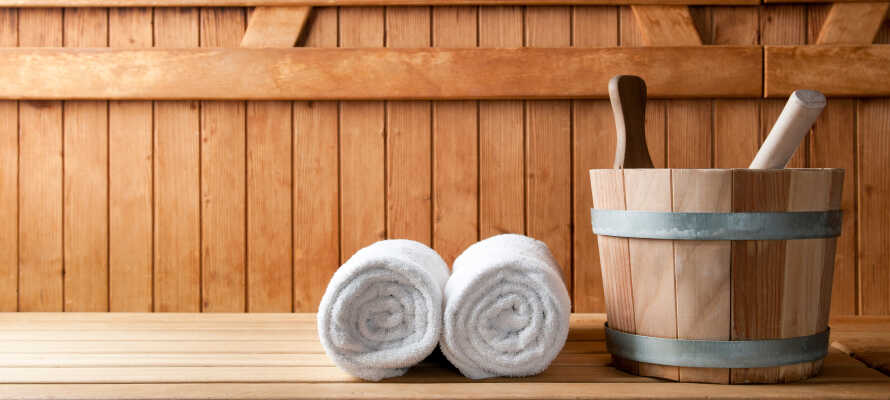 Efter en oplevelsesrig dag kan I slappe af med forskellige saunaer, dampbad og infrarød kabine i det store wellnessområde.