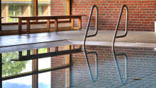 Swimmingpoolen er 28 grader varm og saunaen er åben morgen og aften eller når du har lyst!