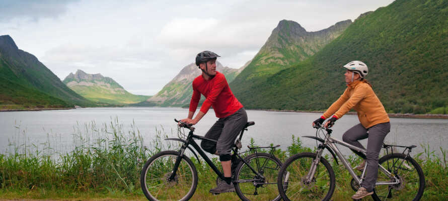 Hotellet giver jer alletiders udgangspunkt for aktiv ferie med vandre- og cykelture.