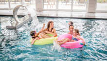Resortet har et stort wellness-område med flere swimmingpools.