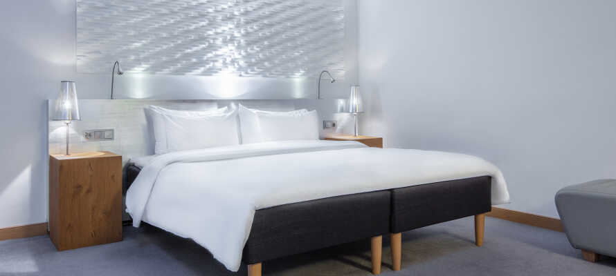 Hotelværelserne på Radisson Blu Malmö er elegante og rummelige med deres 42 m².