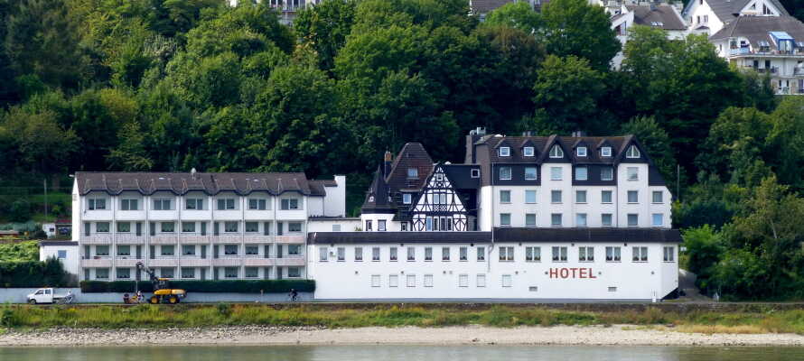 Hotel L’Europe er det eneste hotel i området, som ligger direkte ved vandet.