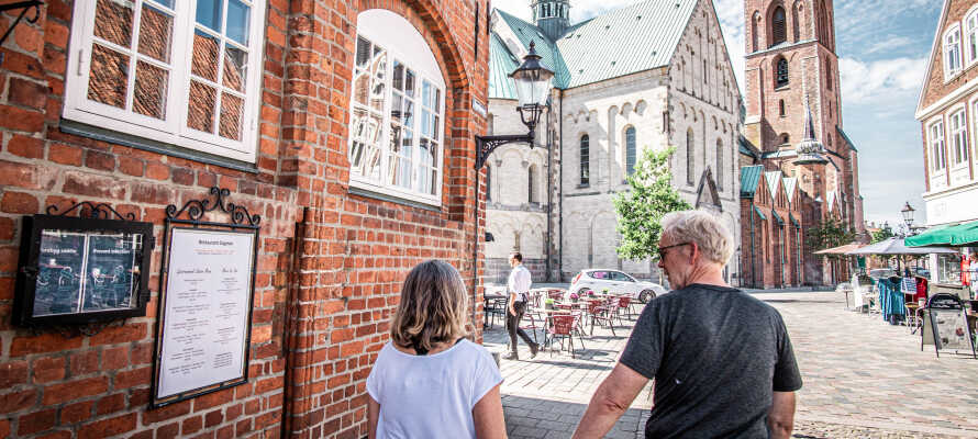 Oplev Danmarks ældste by, Ribe, eller tag på idylliske udflugter i omgivelserne.