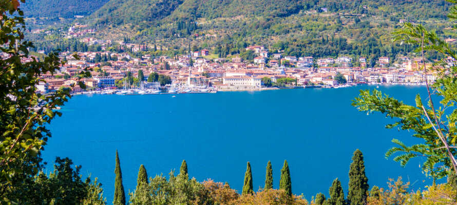 Hotel Belvedere har en skøn beliggenhed med en herlig udsigt over Gardasøen.