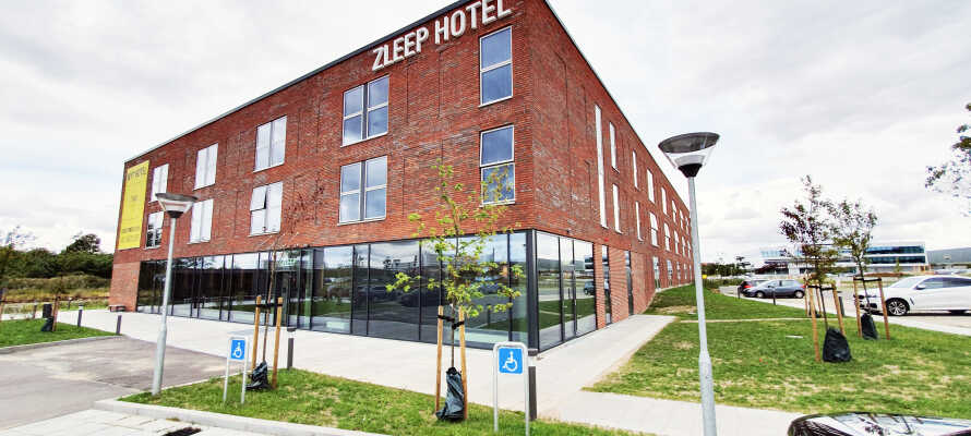 Hotellet tilbyder en rolig base i grønne omgivelser, og samtidig tæt på centrum.