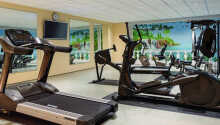 Hotellet tilbyder fri adgang til det moderne fitnessområde.