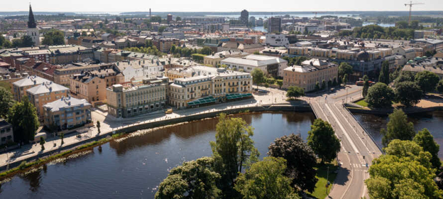 Elite Stadshotellet Karlstad har en dejlig og central beliggenhed ved Klarälven.