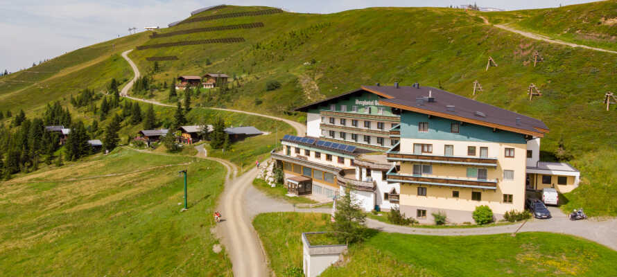 Mountainlovers Berghotel Seidl-Alm er det højest beliggende hotel i Pinzgau.