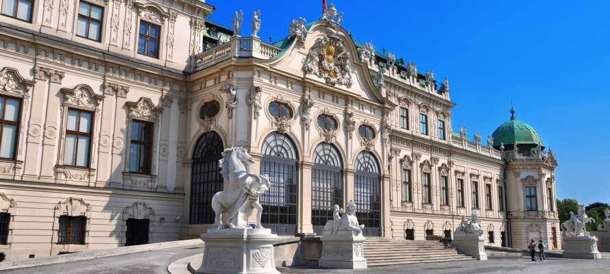 Schloss Belvedere står højt på listen over topseværdigheder i Wien.