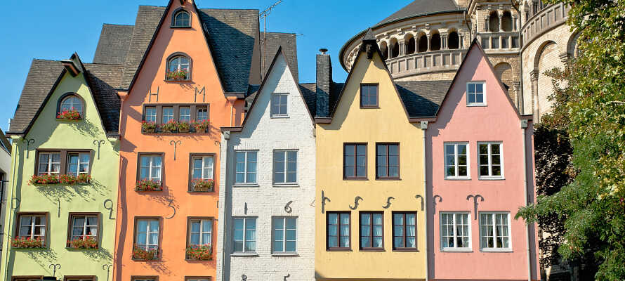 Kölns charmerende gamle bydel inviterer til hyggelige gåture.